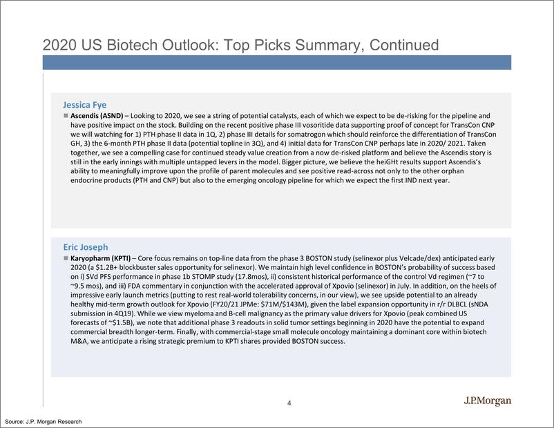 《J.P. 摩根-美股-生物科技行业-2020年美国生物科技展望：以2020年的愿景迎接新的一年-2019.12-102页》 - 第5页预览图