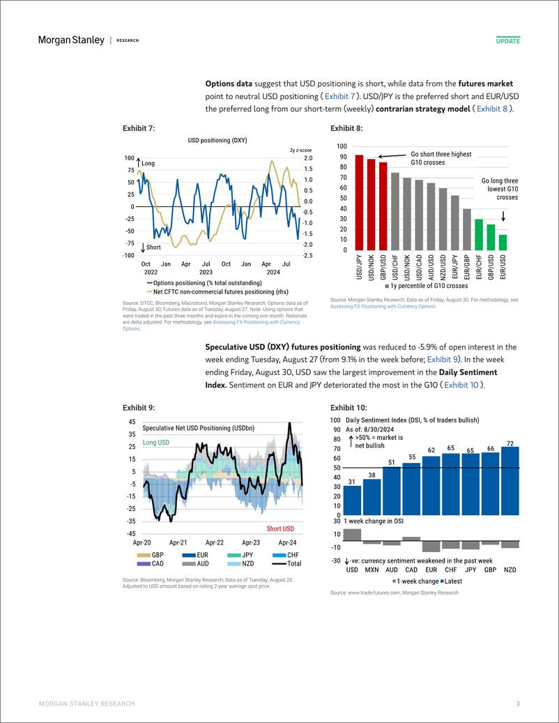 《Morgan Stanley Fixed-Global Macro Strategy Global FX Positioning A Reduction in...-110129754》 - 第3页预览图