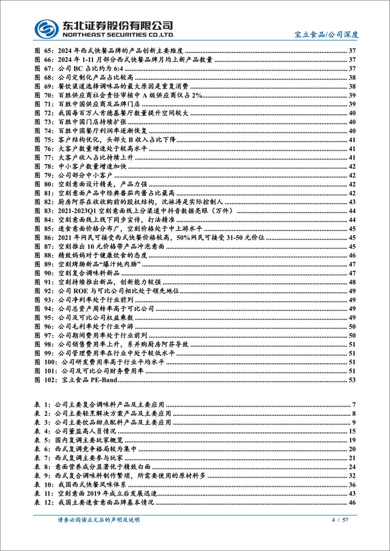 《宝立食品(603170)公司深度：宝韵轻烹美馔在瞬息，立足空刻曲线绘新篇-250103-东北证券-57页》 - 第4页预览图