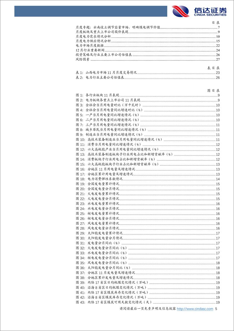 《2022年11月电力行业月报：消费用电增速由负转正，年度交易价格大幅上涨-20230105-信达证券-30页》 - 第6页预览图