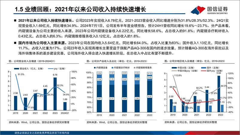 《澳华内镜(688212)国产软镜龙头，旗舰机型引领新成长-240723-国信证券-63页》 - 第8页预览图