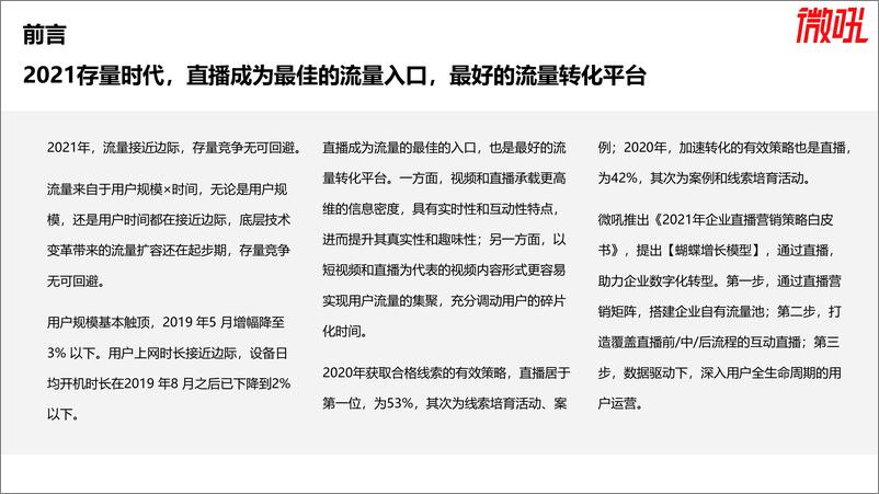 《2021年中国企业直播营销策略白皮书》 - 第2页预览图