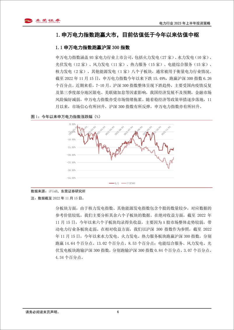 《电力行业2023年上半年投资策略：用电需求有望提升，上网电价市场化改革持续推进-20221121-东莞证券-29页》 - 第5页预览图