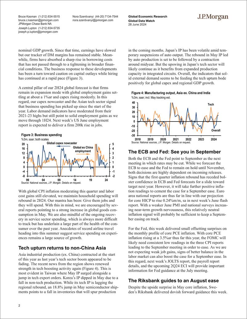 《JPMorgan Econ  FI-Global Data Watch The tortured economists department-108908391》 - 第2页预览图