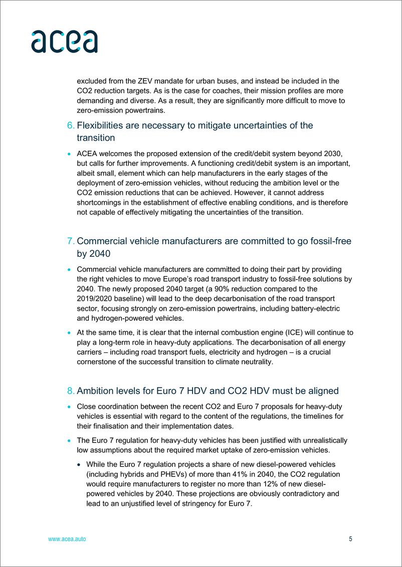 《ACEA-立场文件——重型车辆二氧化碳排放标准法规审查（英）-2023》 - 第7页预览图