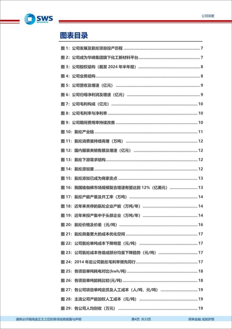 《华峰化学(002064)成本规模双轮驱动，新材料平台弹性可期-240819-申万宏源-33页》 - 第4页预览图