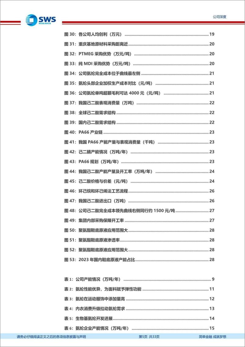 《华峰化学(002064)成本规模双轮驱动，新材料平台弹性可期-240819-申万宏源-33页》 - 第5页预览图