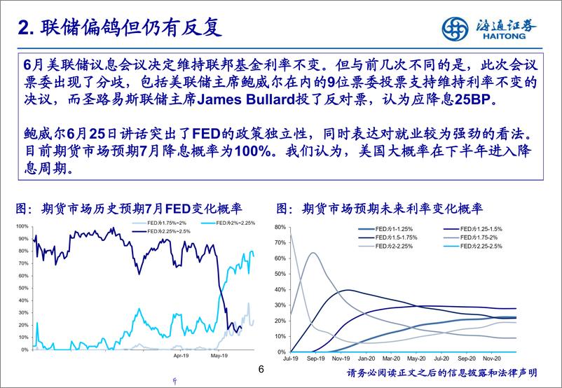 黄金行业Q2季报：《降息通道下贵金属上行趋势不变》-20190704-海通证券-14页 - 第7页预览图