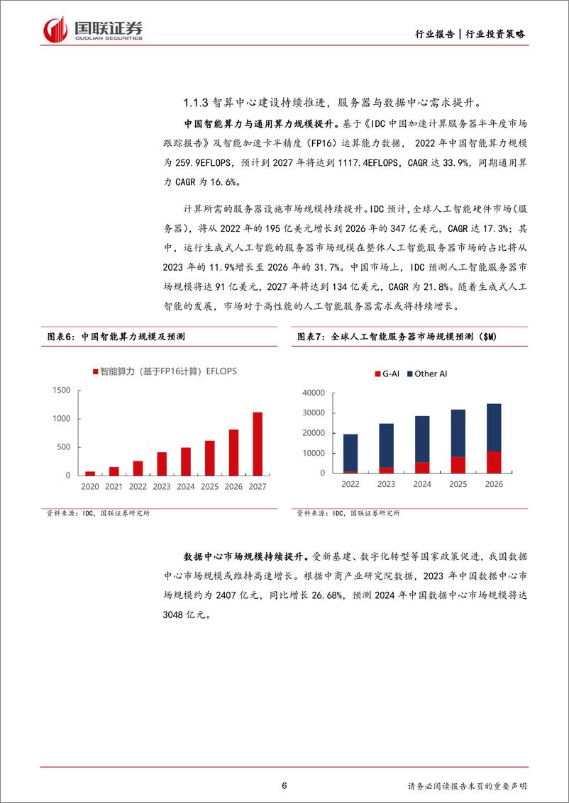 《计算机行业2024年度中期投资策略：聚焦新质生产力、新型基础设施建设机遇-240703-国联证券-35页》 - 第6页预览图