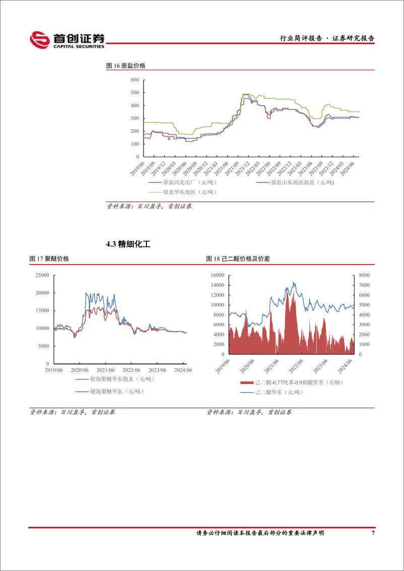 《基础化工行业简评报告：维生素A涨幅居前，金石资源半年利润同比增长-240812-首创证券-15页》 - 第8页预览图