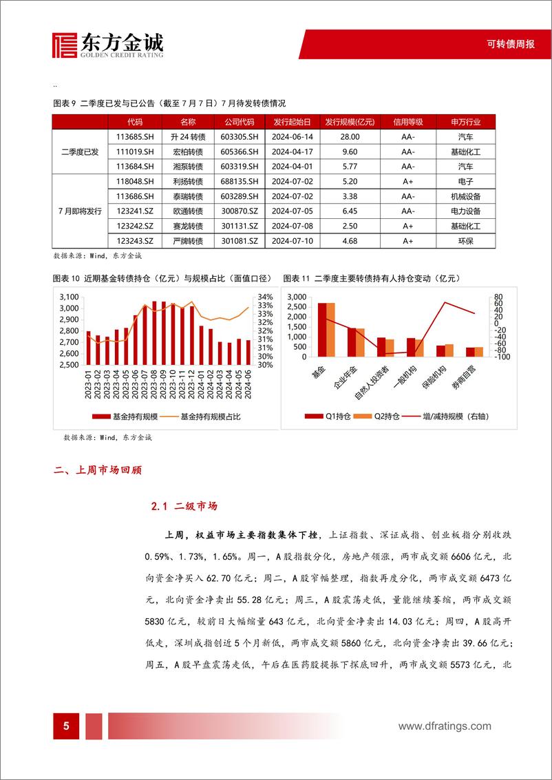 《可转债：二季度转债发行再创新低，供需风格错配持续加深-240710-东方金诚-12页》 - 第6页预览图