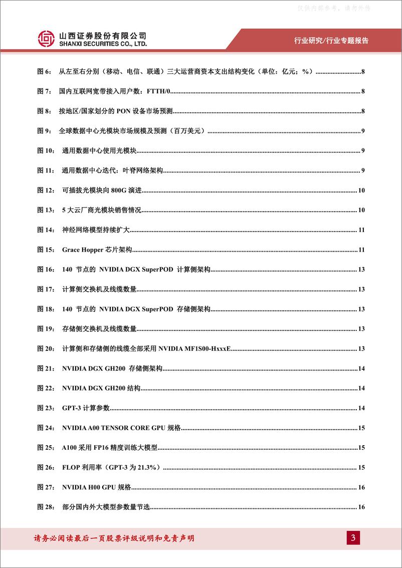 《山西证券-光模块行业深度：AI算力爆发在即，光模块迎来确定性高增-230628》 - 第3页预览图