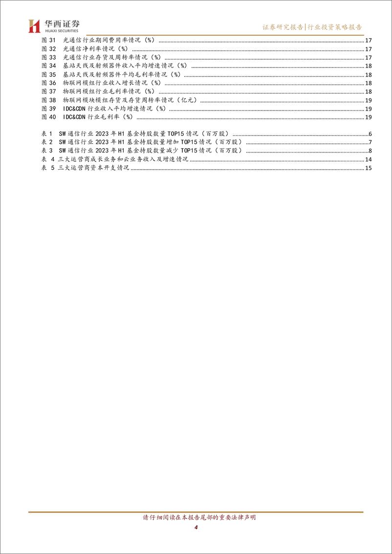 《通信行业2023年报及2024一季报总结：算力业绩验证期，关注低空通信保障-240507-华西证券-22页》 - 第4页预览图