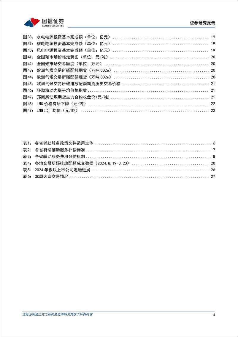 《公用环保202408第4期：1-7月全社会用电量同比%2b7.7%25，2024年新核准核电机组11台-240826-国信证券-30页》 - 第4页预览图