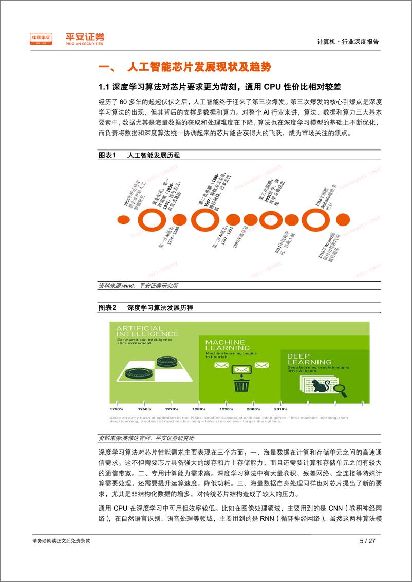 《计算机行业人工智能研究系列：AI芯片市场正快速起航，国内边缘芯片面临更大机遇-20190424-平安证券-27页》 - 第6页预览图