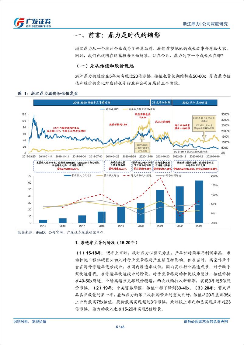 《浙江鼎力(603338)广发机械“回归”系列四：浙江鼎力，逐鹿全球，小院高墙下的逆势突围-240818-广发证券-43页》 - 第5页预览图