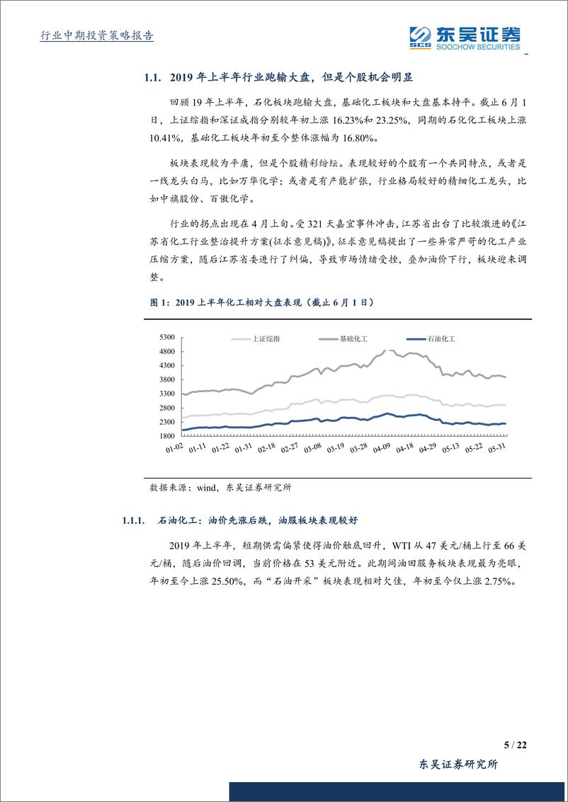 《化工行业2019中期投资策略：长周期下的危机意识与化工行业选择-20190613-东吴证券-22页》 - 第6页预览图