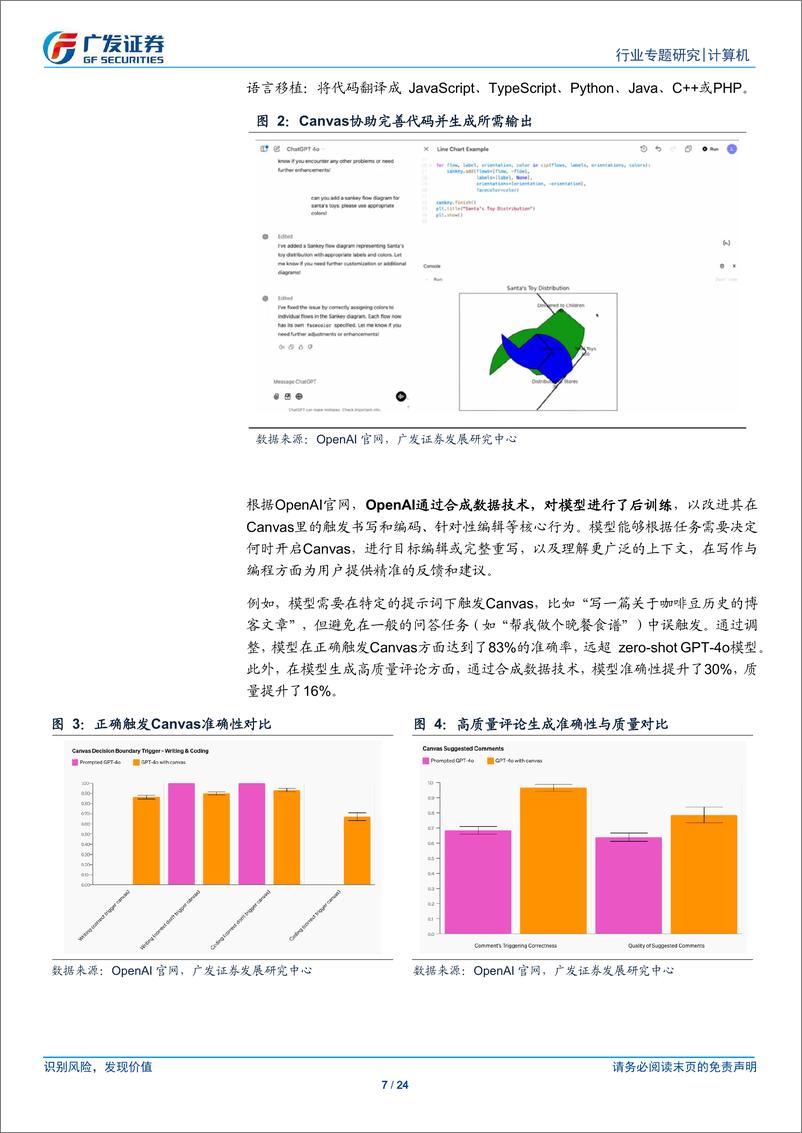 《计算机行业：OpenAI新品发布追踪系列(二)，易用性与实用性为主，释放大模型能力加速AI应用落地-广发证券-241218-24页》 - 第7页预览图