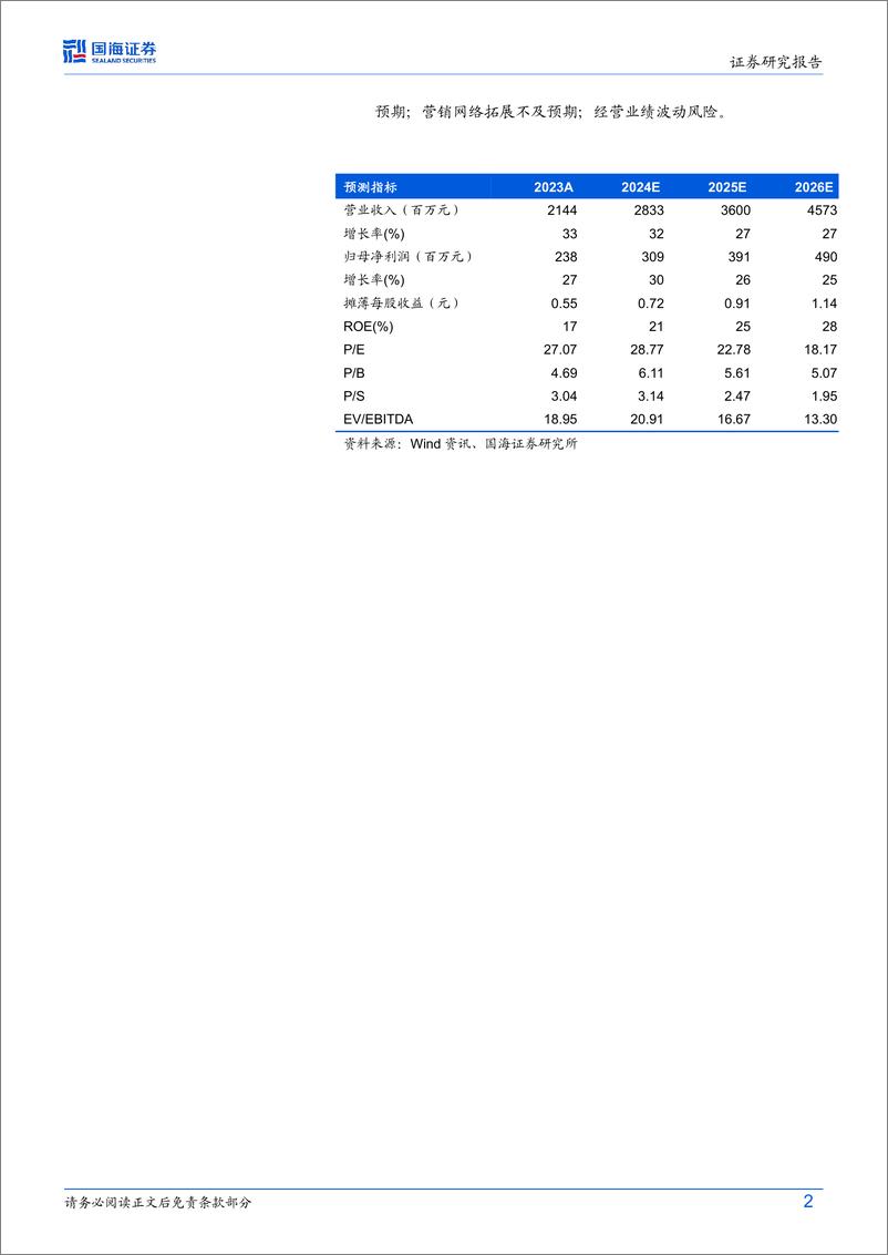 《百亚股份(003006)公司深度研究：立足大单品策略，电商渠道加速弯道超车-240729-国海证券-43页》 - 第2页预览图