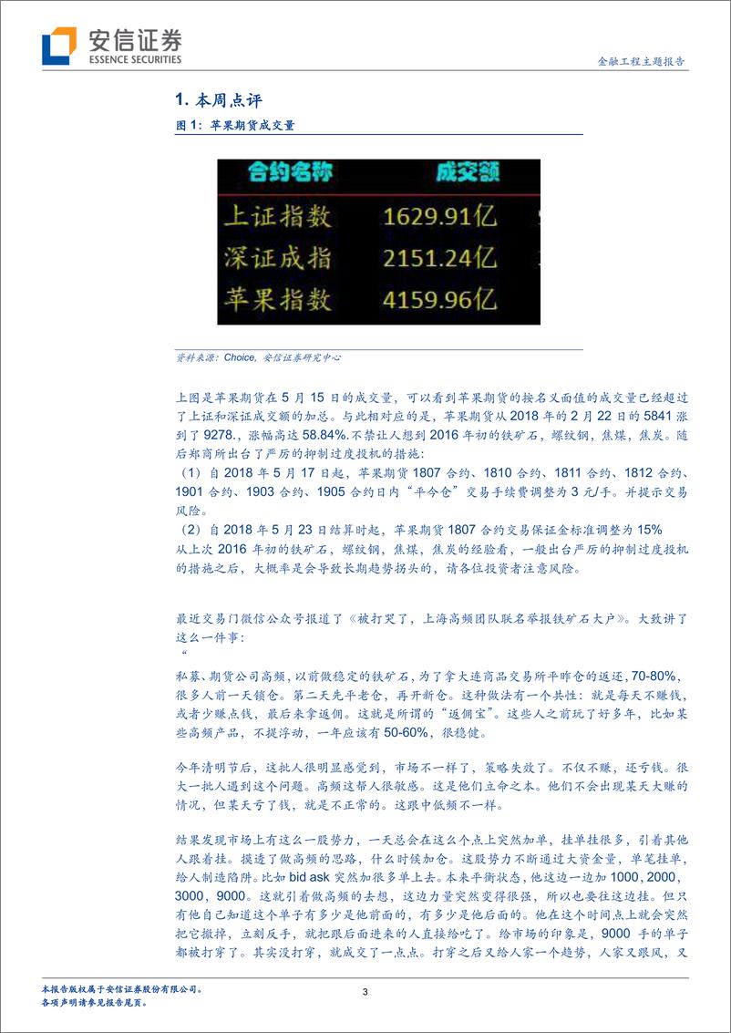 《安信证2018052金融工程主题报告：机器学习与CTA，苹果与铁矿石的故事》 - 第3页预览图