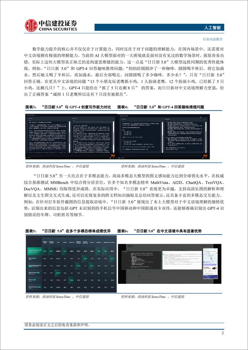 《人工智能行业：商汤发布日日新5.0大模型，科大讯飞星火V3.5春季上新-240429-中信建投-21页》 - 第5页预览图