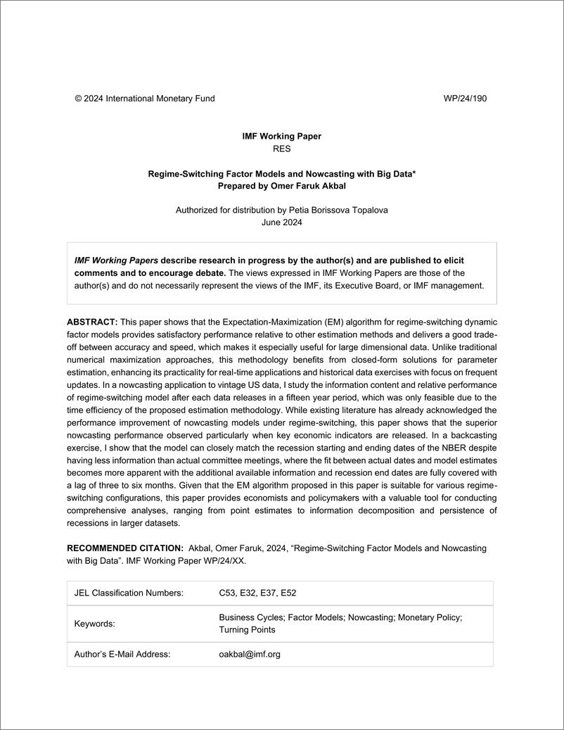 《IMF-大数据下的政权转换因子模型和即时预报（英）-2024.9-28页》 - 第2页预览图