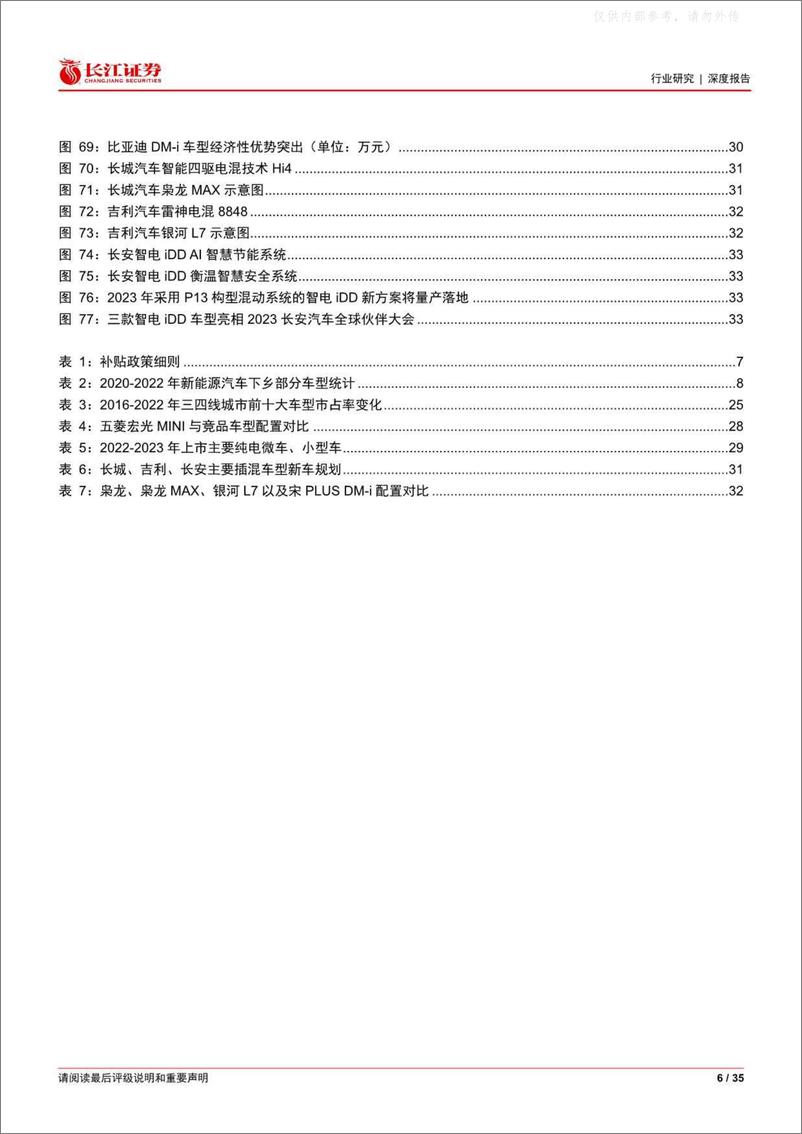 《长江证券-汽车与汽车零部件行业：探究新能源下乡潜力，三四线城市车市分析-230505》 - 第6页预览图