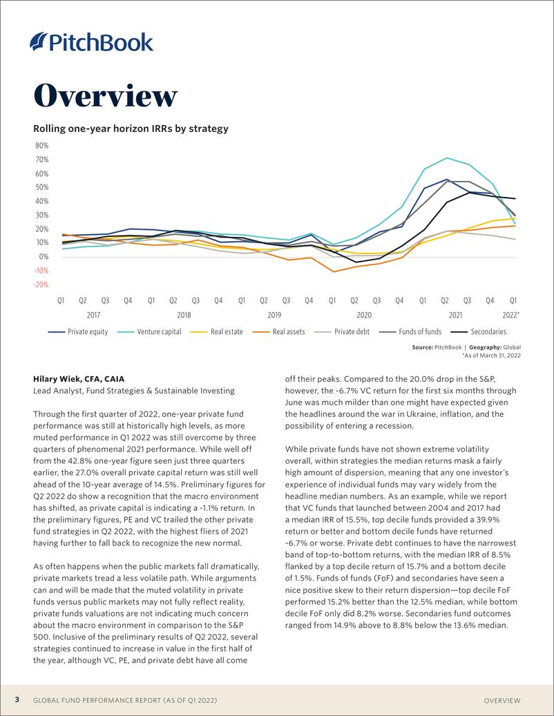 《PitchBook-全球基金业绩报告（截至2022年第一季度，含2022年第二季度初步数据）-20页》 - 第4页预览图