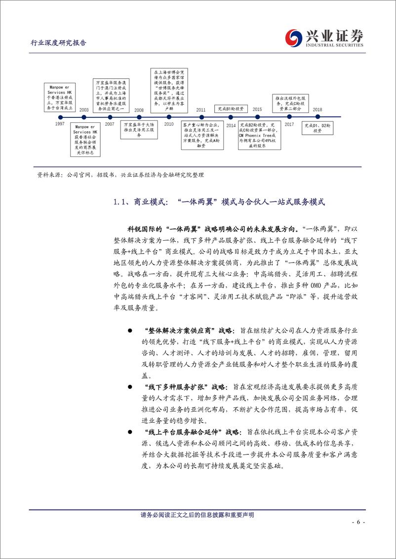 《休闲服务行业：畅享人服行业增长红利期，科锐国际与万宝盛华全方位对比-20190807-兴业证券-48页》 - 第7页预览图