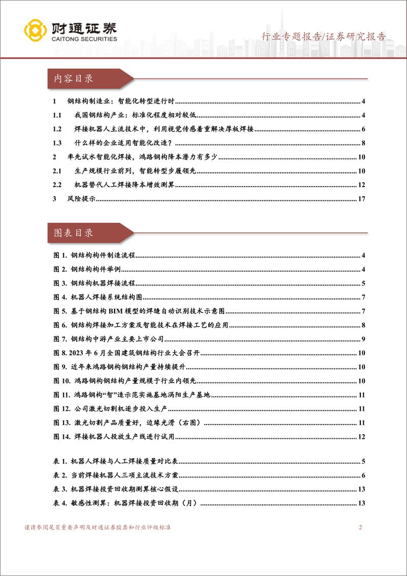 《建筑装饰行业专题报告：钢结构“智”造降本空间有多少？》 - 第2页预览图