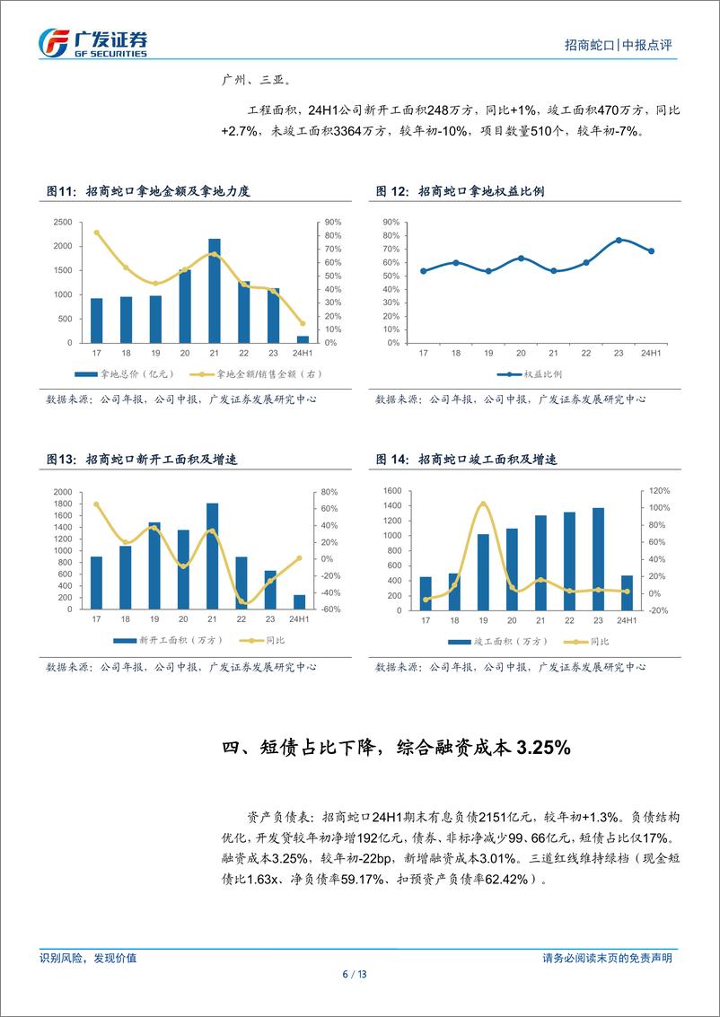 《招商蛇口(001979)扣非业绩保持平稳，表外业绩贡献提升-240907-广发证券-13页》 - 第6页预览图