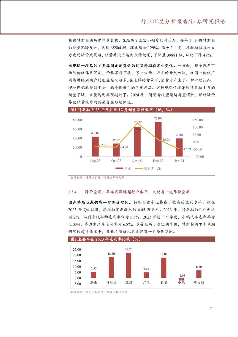 《车企降价专题：以价换量或成为中长期价格策略》 - 第7页预览图