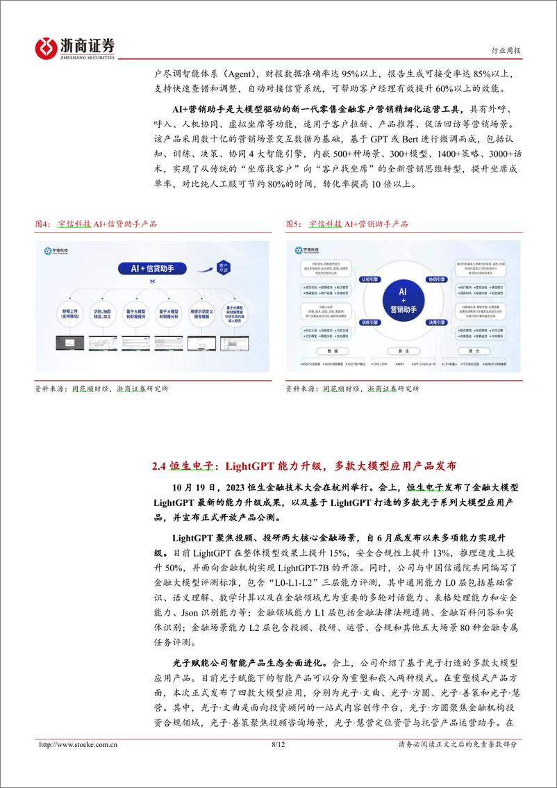 《2023-10-21-信息技术-计算机行业周报：人工智能行业周报-大厂＋垂类厂商持续布局，关注大模型迭代下商业化应用升级-浙商证券》 - 第8页预览图