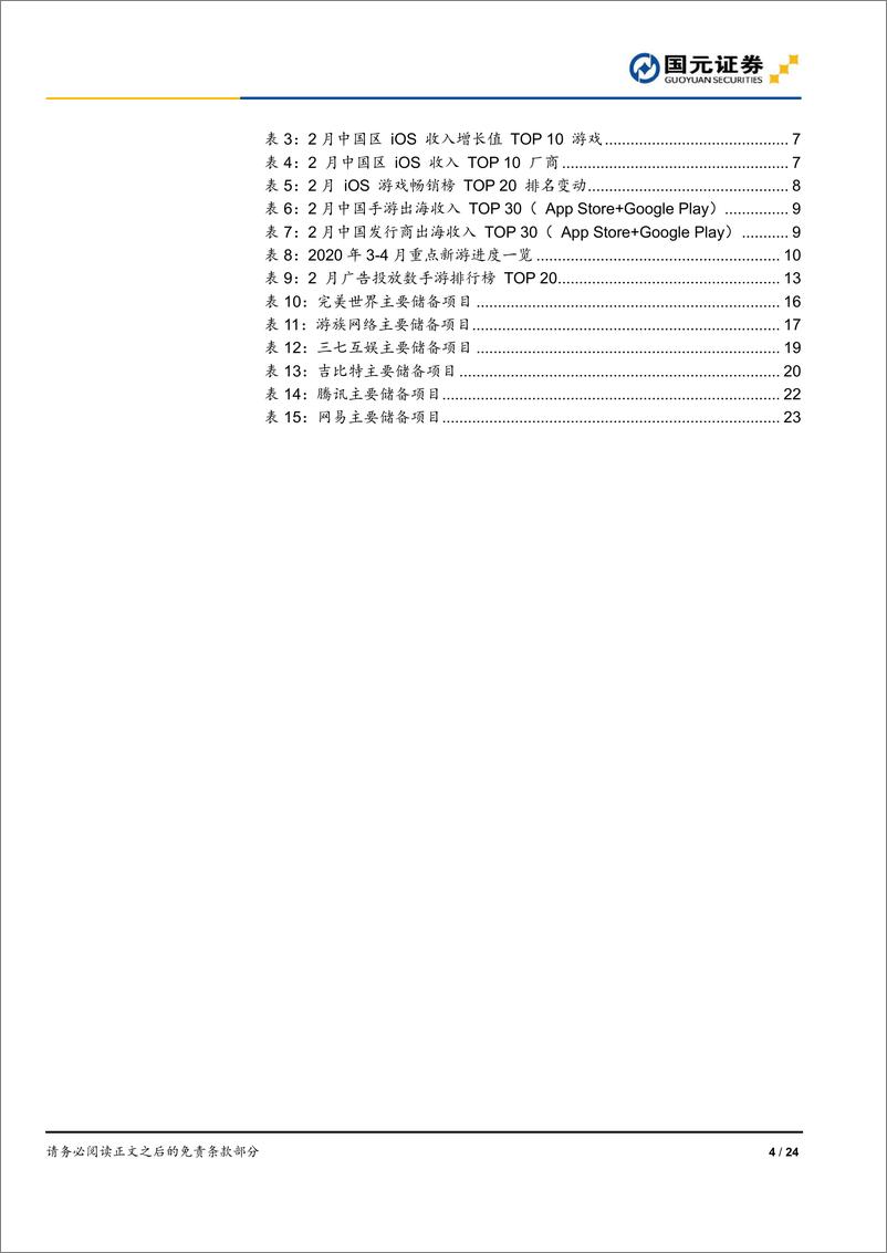 《游戏行业2月数据跟踪：海外疫情蔓延，关注游戏出海-20200316-国元证券-24页》 - 第5页预览图