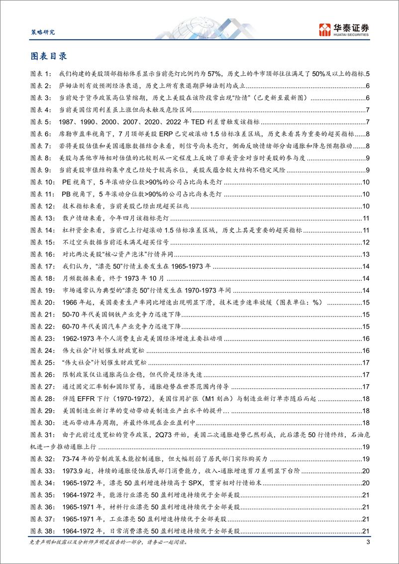 《策略深度研究：历史上美股核心资产泡沫是如何终结的？-240808-华泰证券-39页》 - 第3页预览图