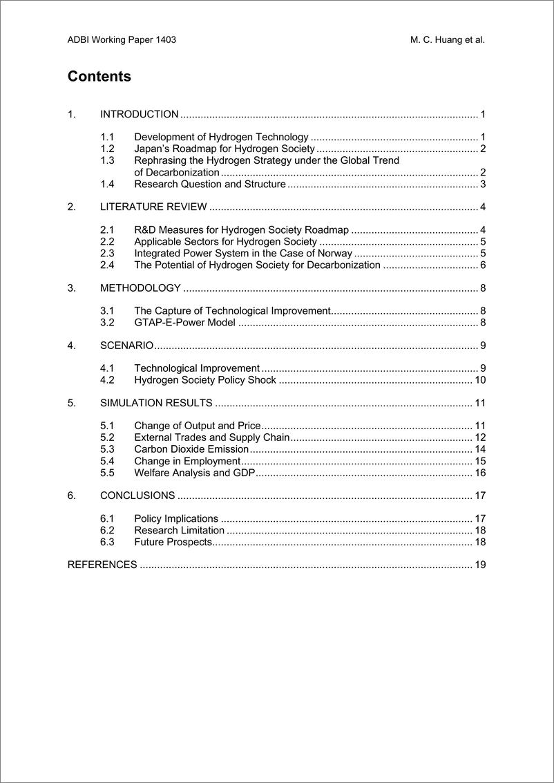 《亚开行-日本氢能社会转型的技术前瞻——基于GTAP-E-Power模型的探讨（英）-2023.7-25页》 - 第5页预览图