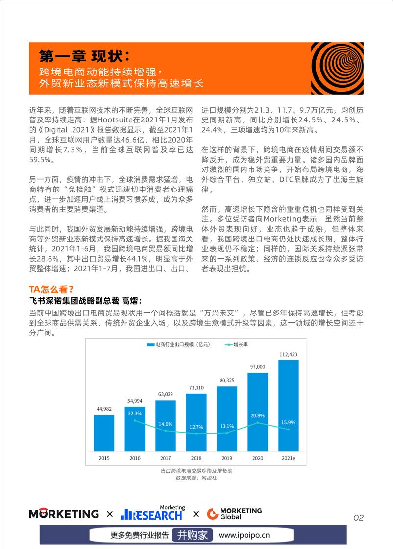 《2021-2022跨境出口电商增长白皮书》 - 第7页预览图