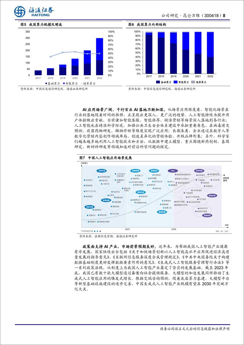 《昆仑万维(300418)大模型技术领先，布局前瞻，AI垂类应用有序落地-240705-海通证券-20页》 - 第8页预览图