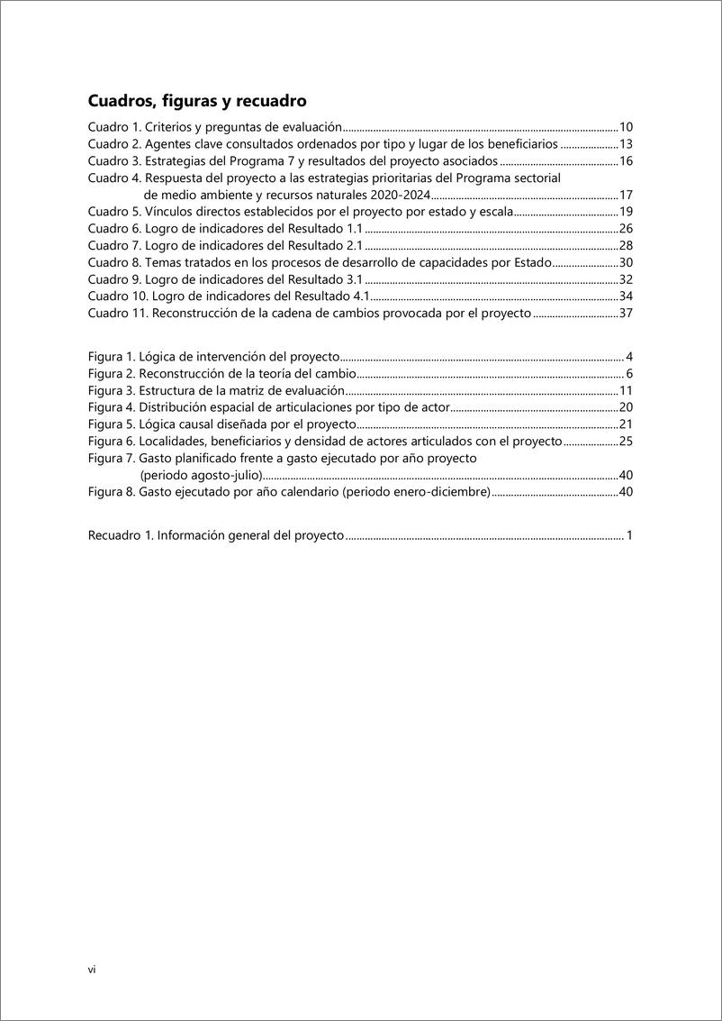 《联合国粮农组织：2024“通过保护墨西哥传统农业生态系统的遗传多样性确保全球农业面对气候变化的未来”项目的终期评估报告（西班牙语版）》 - 第7页预览图