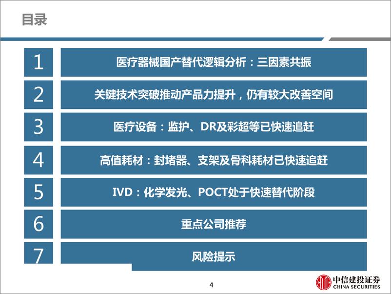 《医药行业深度研究：科技产业自主可控之医疗器械，三因素共振，提升本土器械企业竞争力-20190923-中信建投-83页》 - 第5页预览图