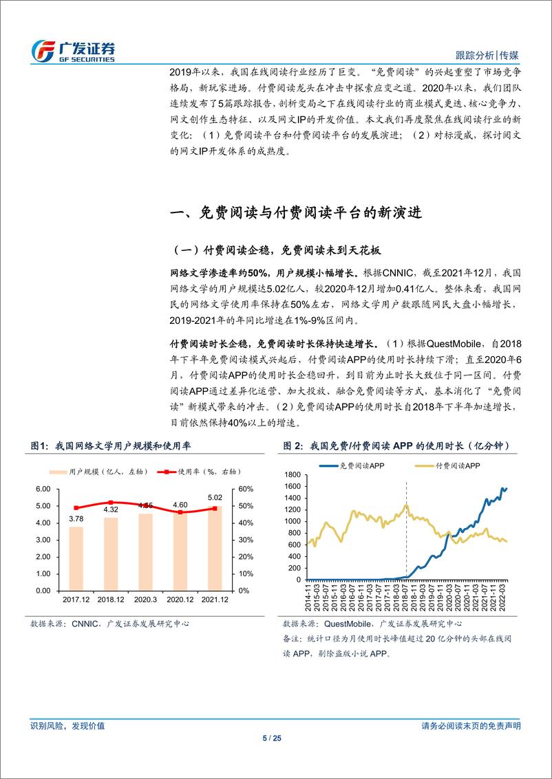 《传媒行业在线阅读跟踪报告之六：免费付费战事延续，看阅文与IP开发三段论》 - 第5页预览图