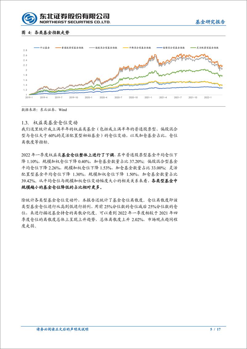 《一季度公募主动权益类基金持仓分析：均衡配置或为现阶段主基调-20220425-东北证券-17页》 - 第6页预览图