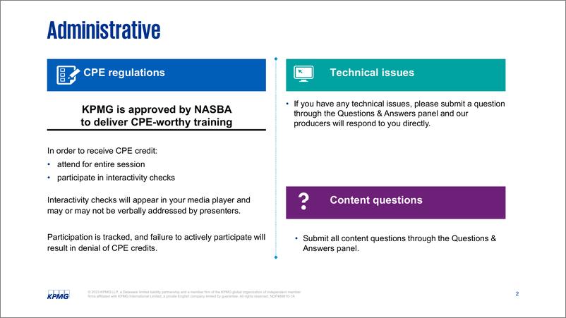 《KPMG+高等教育和医疗保健行业的更新（演讲PPT）-73页》 - 第3页预览图