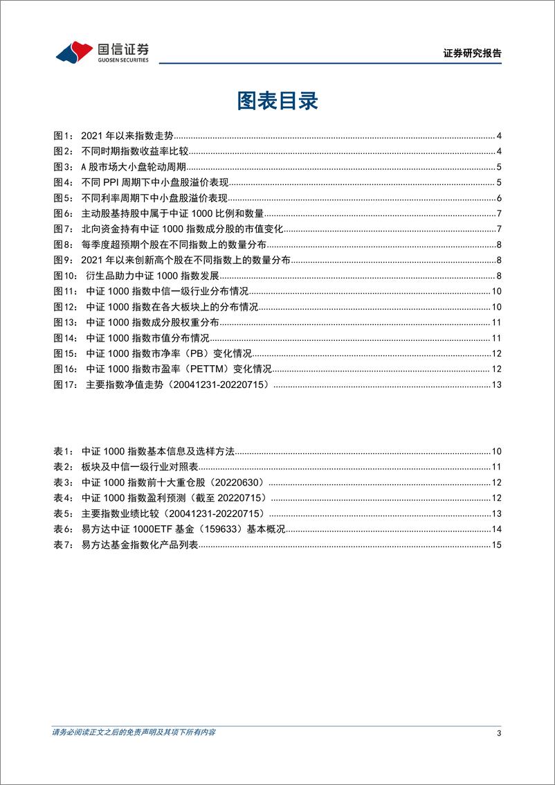 《基金投资价值分析：易方达中证1000ETF投资价值分析，中小盘投资正当时-20220721-国信证券-19页》 - 第4页预览图