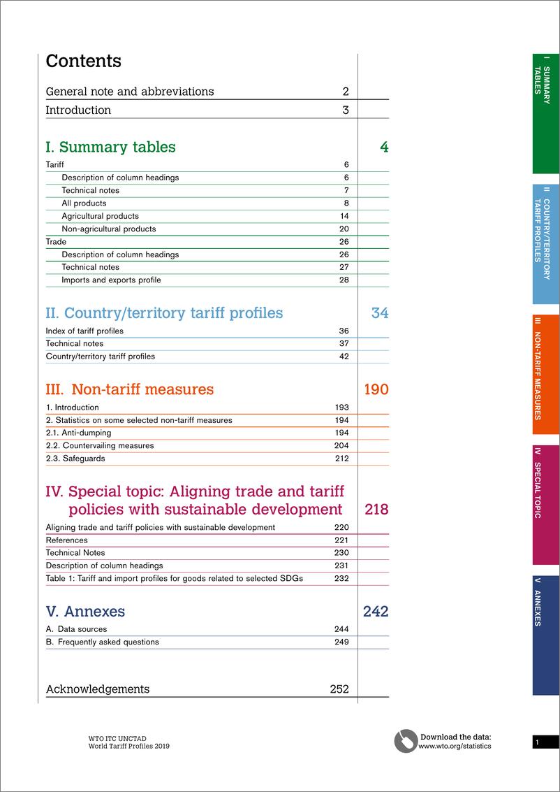 《WTO-世界关税概况（英文）-2019.7-256页》 - 第4页预览图