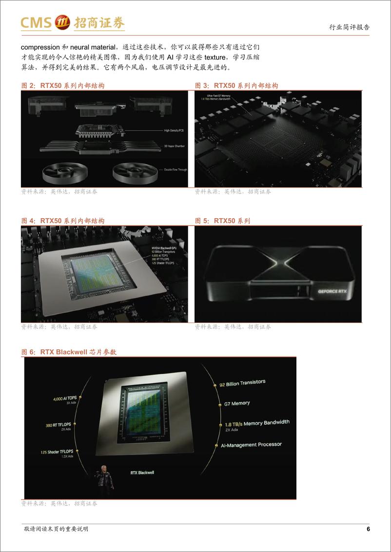 《电子行业英伟达CES2025跟踪报告：全新RTX50系列亮相，推出用于小型超算的GB10芯片-250108-招商证券-30页》 - 第6页预览图