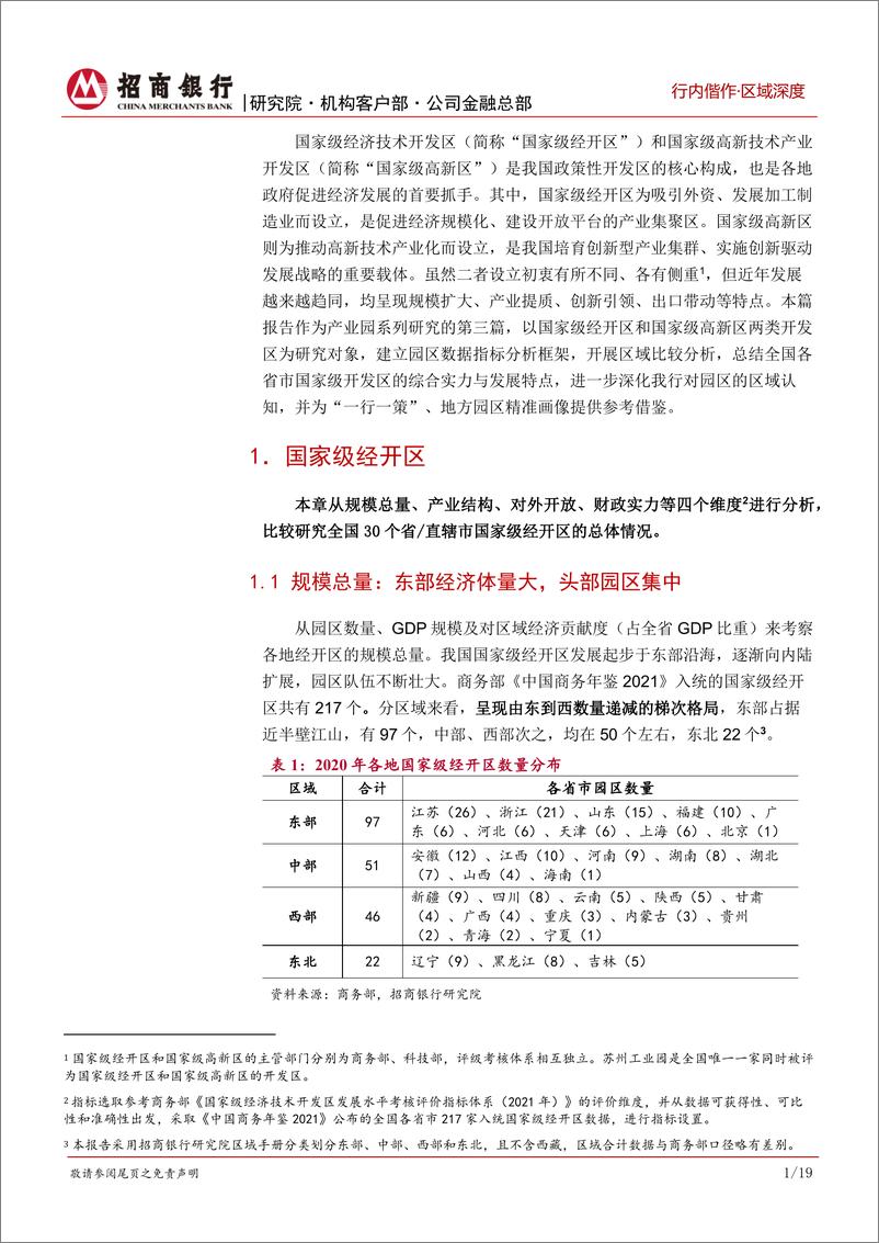 《产业园研究之国家级开发区数据篇：东强西弱，中部赶超，立足区域格局精准施策-20230213-招商银行-23页》 - 第5页预览图