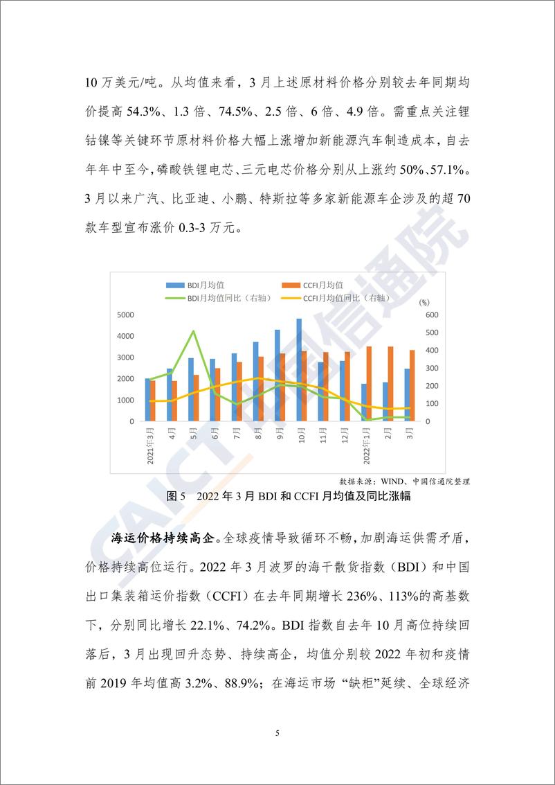 《中国信通院发布2022年一季度工业运行监测报告（一）-6页》 - 第6页预览图