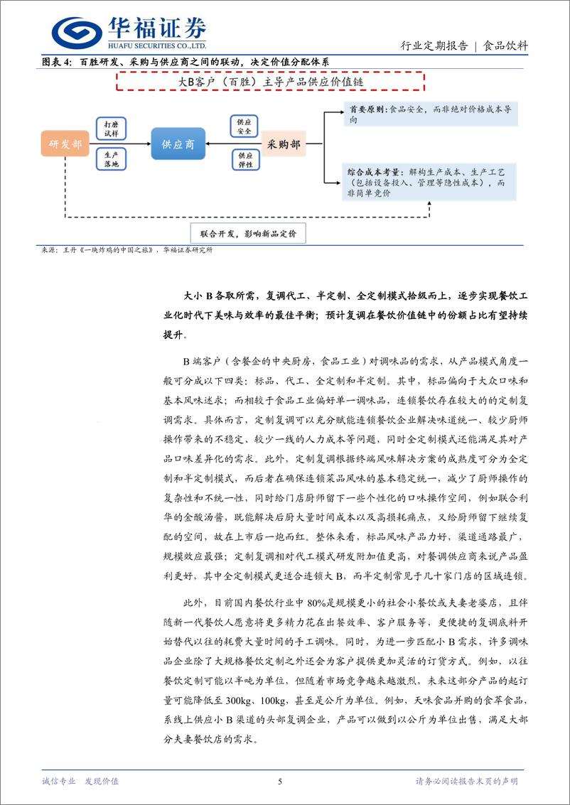 《食品饮料行业定期报告：效率与美味两手抓，复调重塑餐供价值链-240325-华福证券-20页》 - 第5页预览图