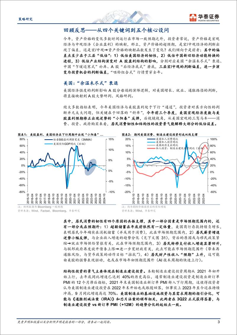 《年度策略： 核心资产承先，大盘成长续后-20231106-华泰证券-66页》 - 第4页预览图